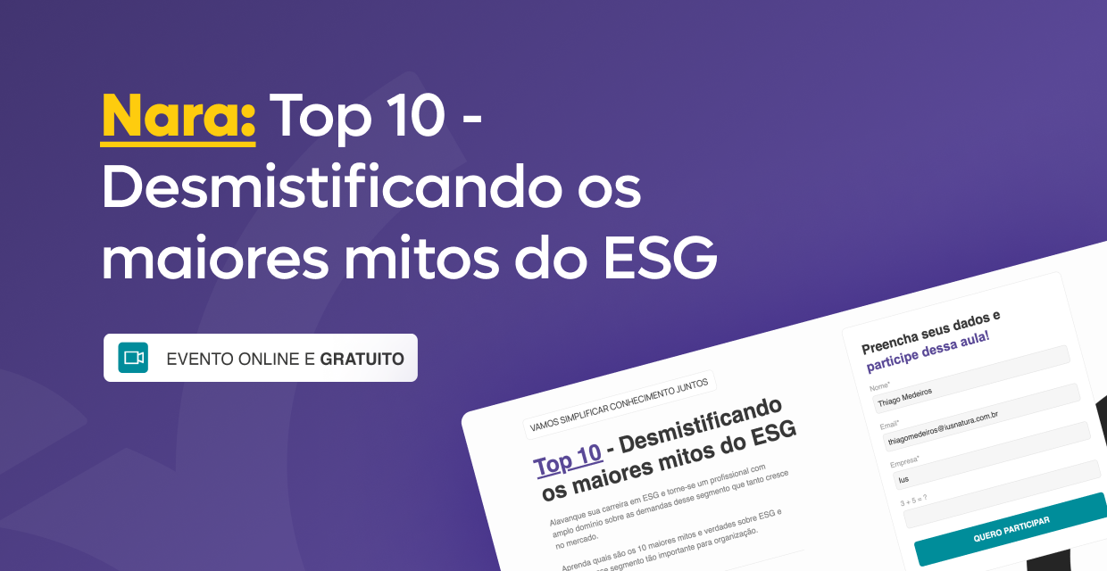 Desmistificando Os Maiores Mitos Do Esg